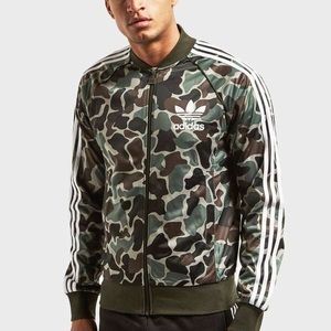 Adidas Originals Camo Superstar track Jacket Men L